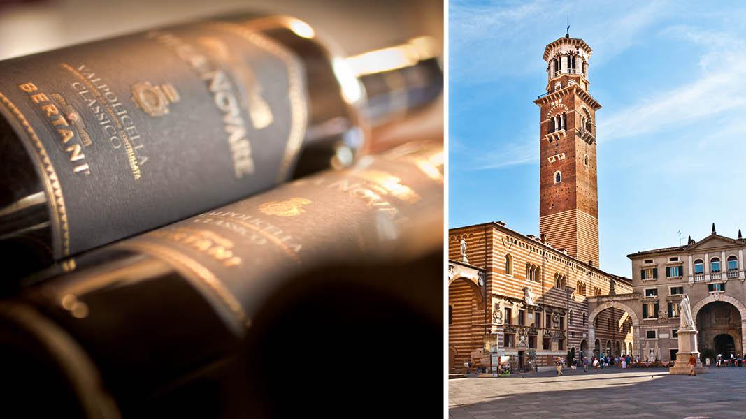 Piazza Delle Erbe i Verona, Italien 